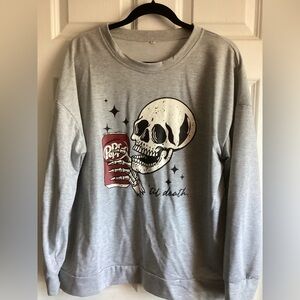 Dr PepperSkull til death sweatshirt XL